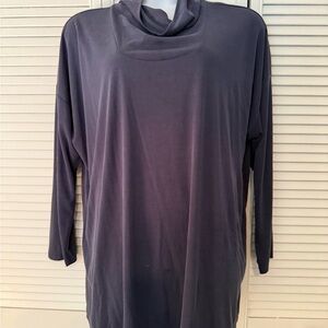 J. Jill Blue Gray 3/4 Sleeve Boxy Tunic